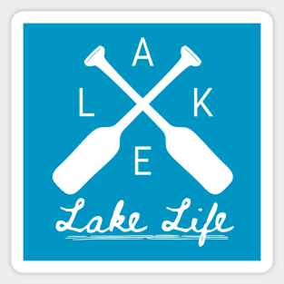 Lake Life Paddles Sticker